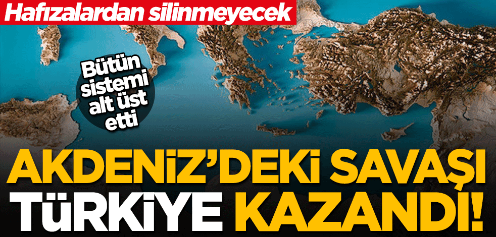 Hafızalardan silinmeyecek! Akdeniz'deki savaşı Türkiye kazandı