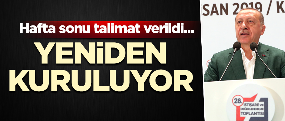 Hafta sonu Kızılcahamam'da talimat verildi... Yeniden kuruluyor