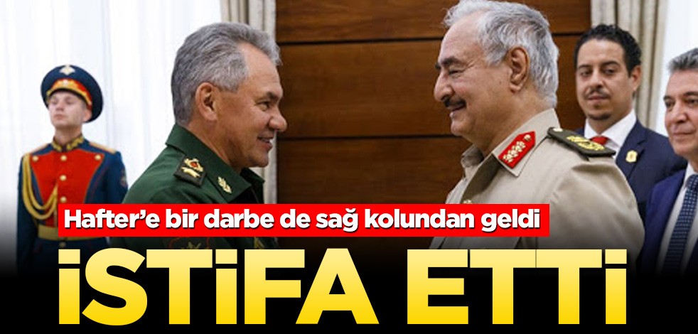 Hafter'e bir darbe de sağ kolundan geldi