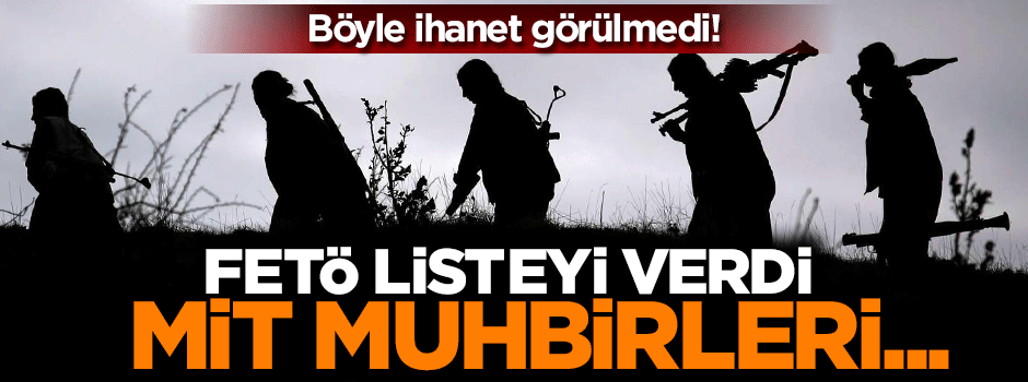 Hain FETÖ ihbar etti, MİT muhbirleri infaz edildi