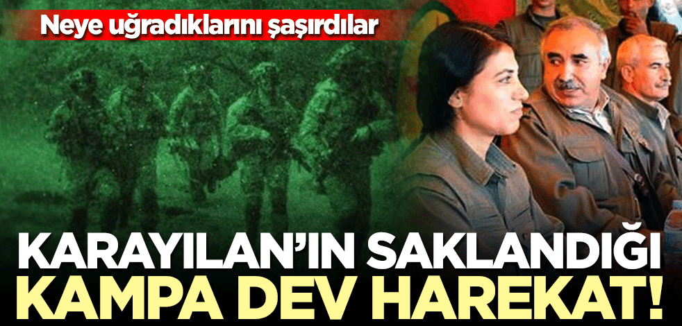 Hain Karayılan'ın saklandığı Bole Kampı'na dev harekat!