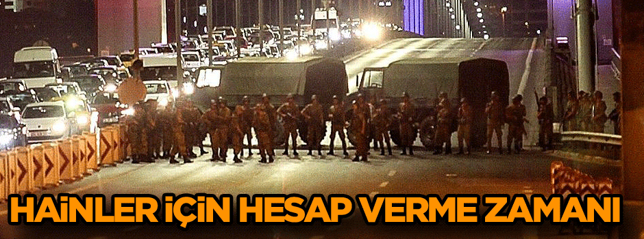 Hainler için hesap verme zamanı