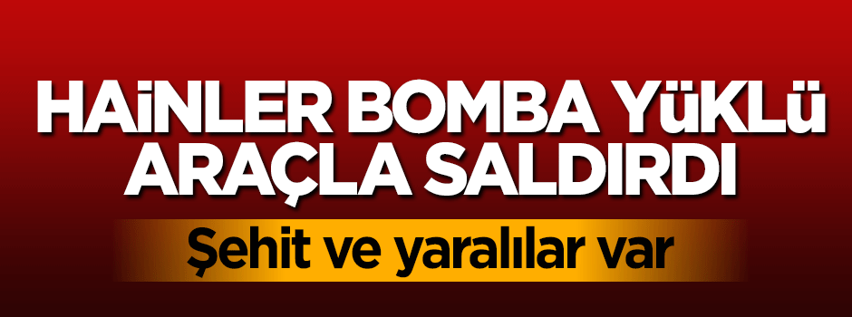 Hainler Nusaybin'de bomba yüklü araçla saldırdı