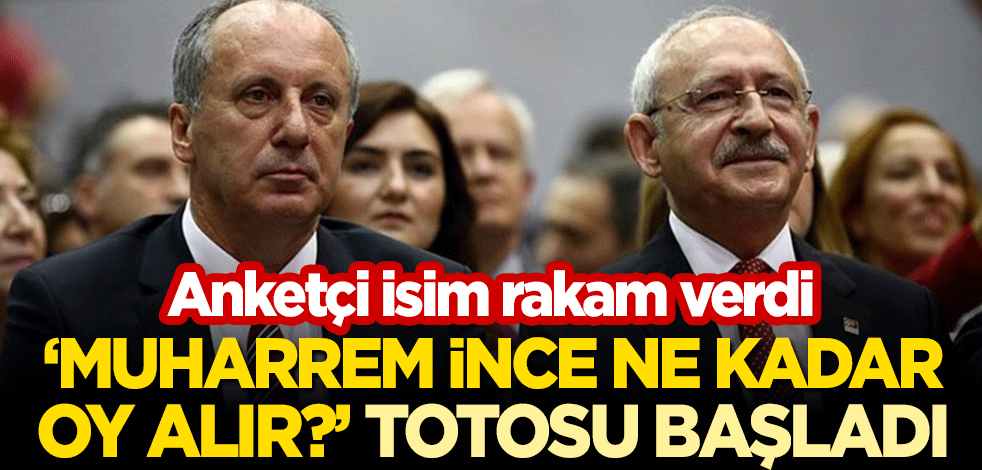 Anketçi Hakan Bayrakçı rakam verdi: "Muharrem İnce ne kadar oy alır" totosu başladı!