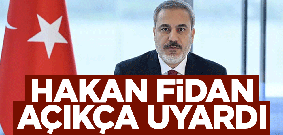 Hakan Fidan açıkça uyardı: Derhal ateşkes ilan edilmesi gerekiyor