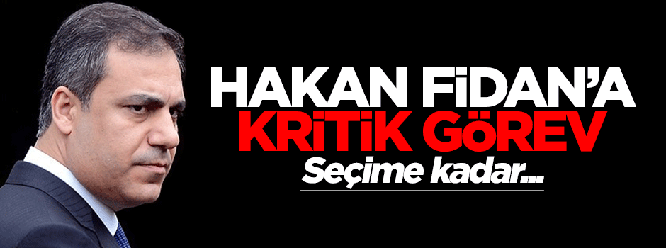Hakan Fidan, seçime kadar danışmanlık yapacak
