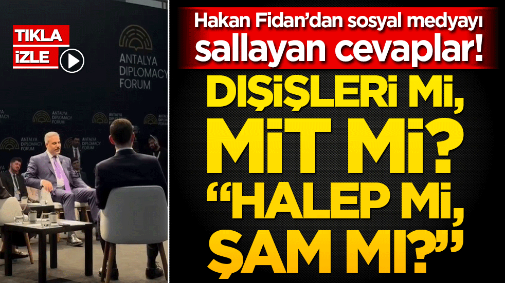 Hakan Fidan’dan sosyal medyayı sallayan cevaplar! Dışişleri mi, MİT mi? Hakan Fidan gençlerin "terleten" sorularına ne yanıt verdi?