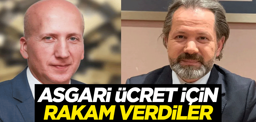 Hakan Kara ve İslam Memiş asgari ücret için rakam verdi