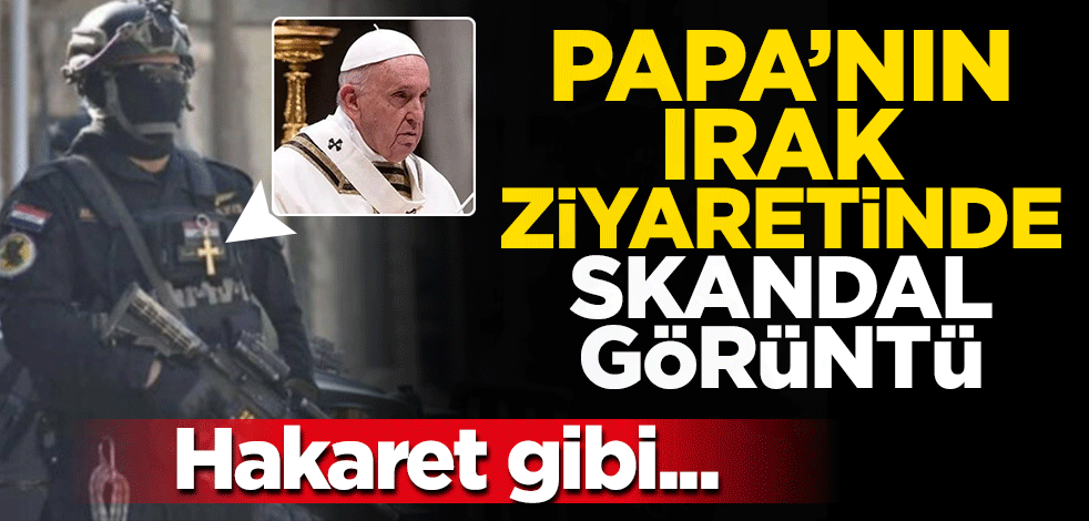 Hakaret gibi... Müslüman ülkede Papa'ya özel Hristiyan askerler!