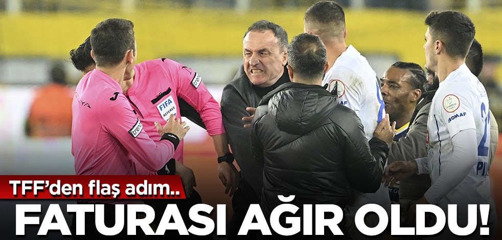 Hakem yumruklamanın bedeli Ankaragücü'ne çok ağır oldu!