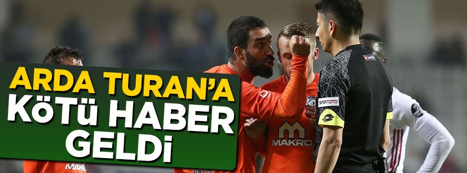 Hakemi iten Arda Turan PFDK'ya sevk edildi!
