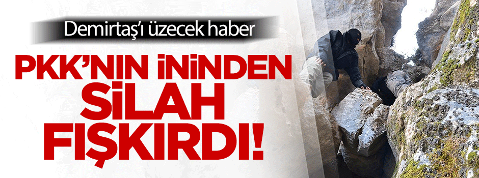 Hakkâri'deki PKK ininden silah ve mühimmat fışkırdı