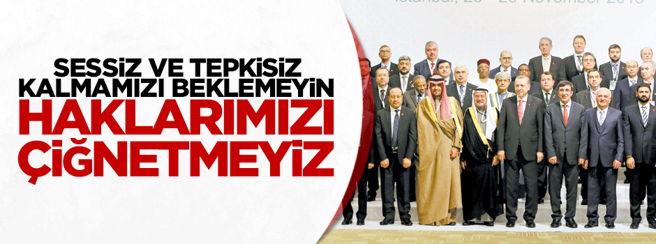 Haklarımızı çiğnetmeyiz