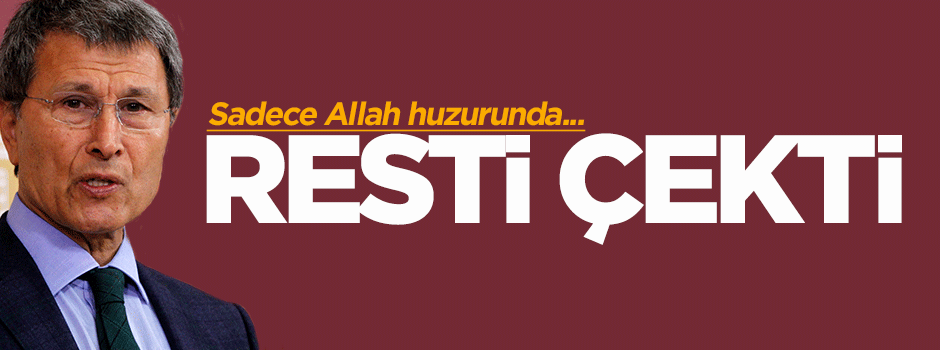 Halaçoğlu 'rest' çekti: Kimse karşısında eğilmem