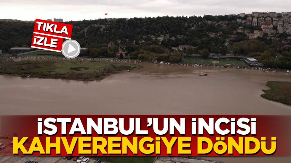 Haliç bu hale geldi! İstanbul’un incisi kahverengiye döndü