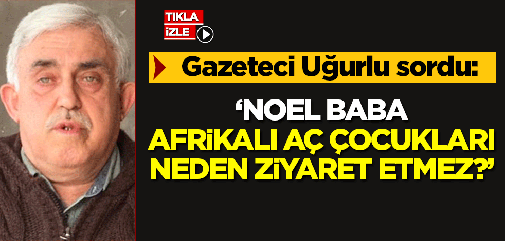 Halife gitti, noel baba geldi! Noel baba Afrikalı aç çocukları neden ziyaret etmez?