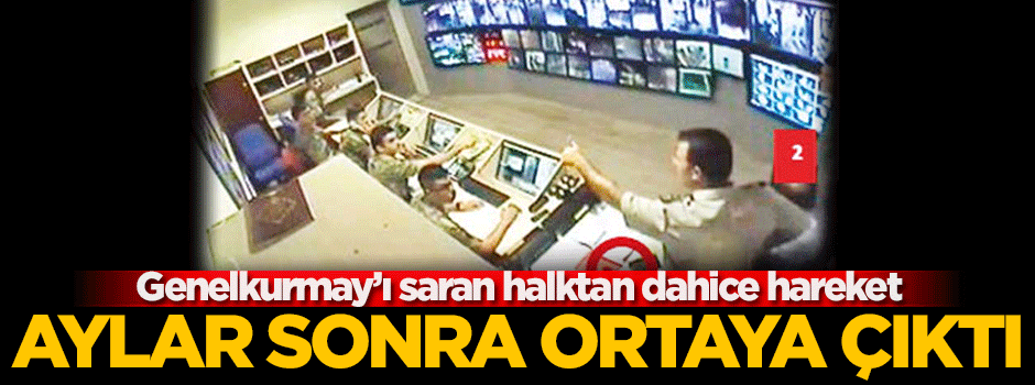 Halk dahice bir hareketle darbecileri şoka uğratmış!