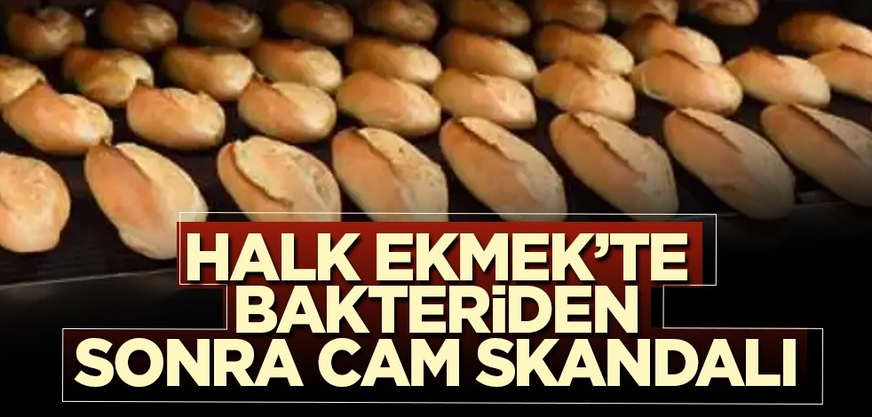 Halk Ekmek’te bakteriden sonra cam skandalı