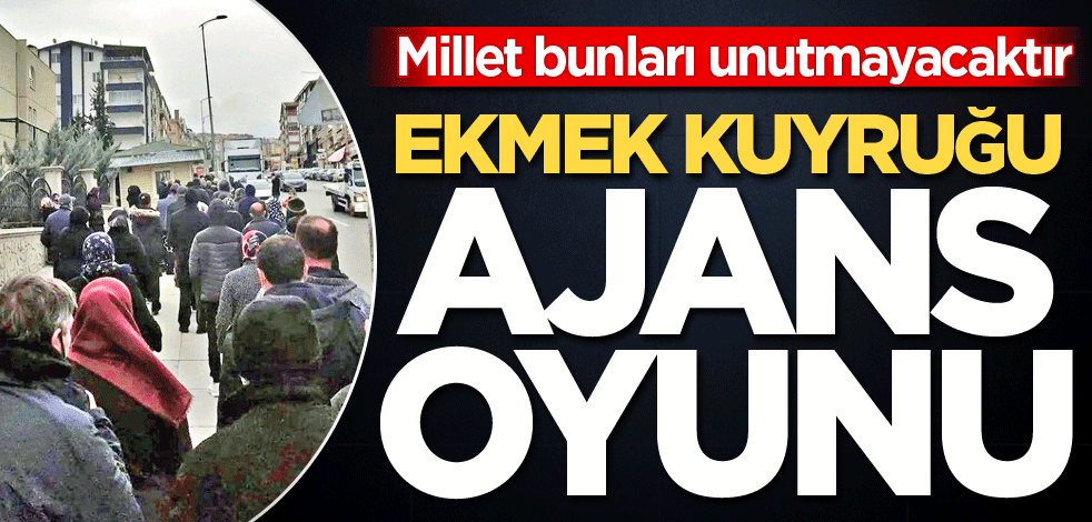 Halk Ekmek’teki kuyruk ajans oyunu