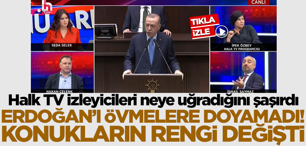 Halk TV izleyicileri neye uğradığını şaşırdı! Erdoğan'ı övmelere doyamadı: Konukların rengi değişti