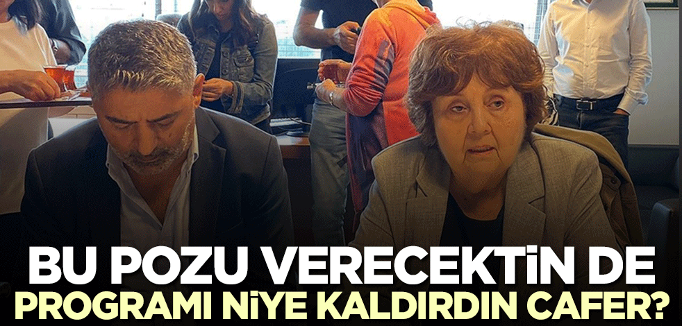 Halk TV'nin Ayşenur Arslan tiyatrosu! Programı niye kaldırdın Cafer?