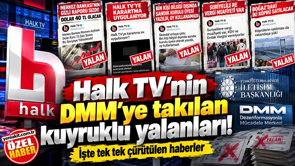 Halk TV’nin DMM’ye takılan kuyruklu yalanları! İşte tek tek çürütülen haberler