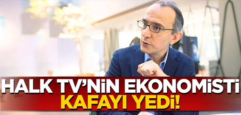Halk TV’nin sözde ekonomisti Emin Çapa kafayı işte böyle yedi!