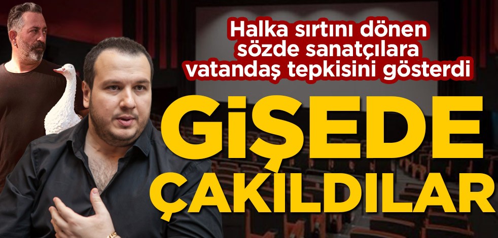 Halka sırtını dönen sözde sanatçılara vatandaş tepkisini gösterdi! Gişede çakıldılar
