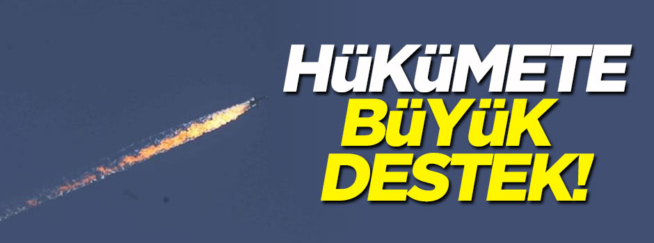 Halktan hükümete büyük destek!