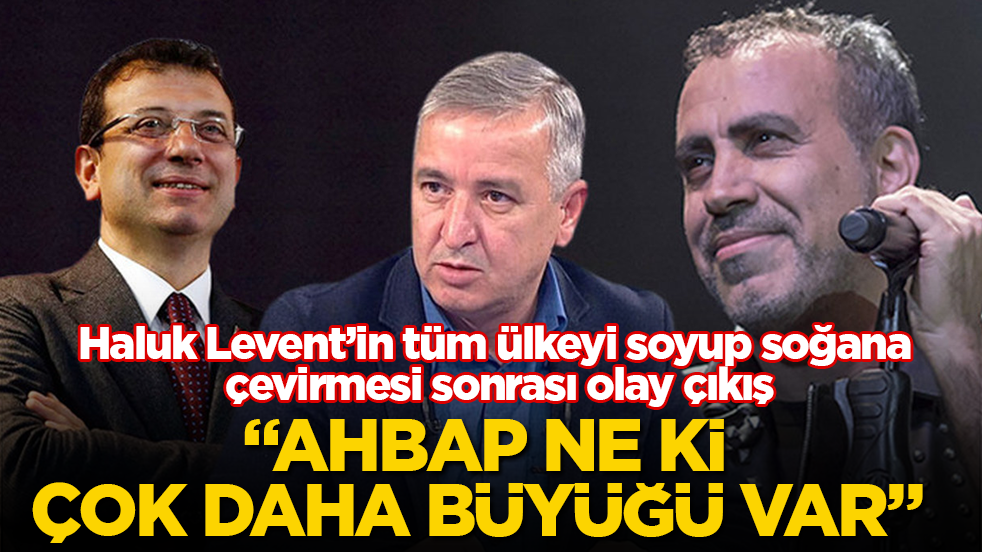 Haluk Levent’in tüm ülkeyi soyup soğana çevirmesi sonrası olay çıkış: “Ahbap ne ki, çok daha büyüğü var” 
