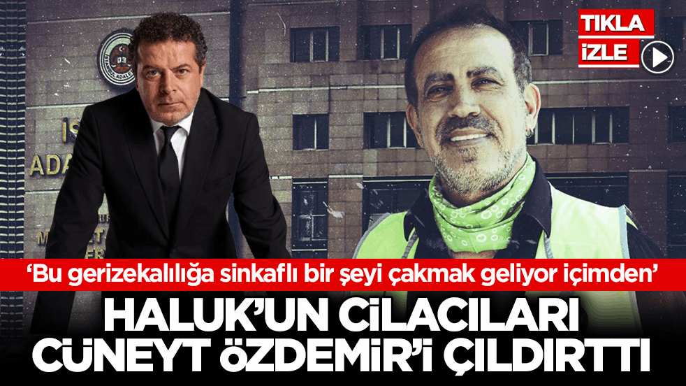 ‘Bu gerizekalılığa sinkaflı bir şeyi çakmak geliyor içimden’ Haluk’un cilacıları Cüneyt Özdemir’i çıldırttı