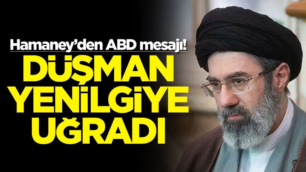Hamaney’den ABD mesajı! Düşman yenilgiye uğradı