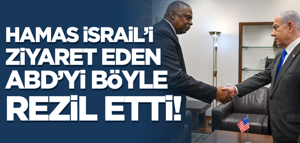 Hamas İsrail'i ziyaret eden ABD'yi dünyaya böyle rezil etti! 'Hangi deneyimi paylaşıyor?'