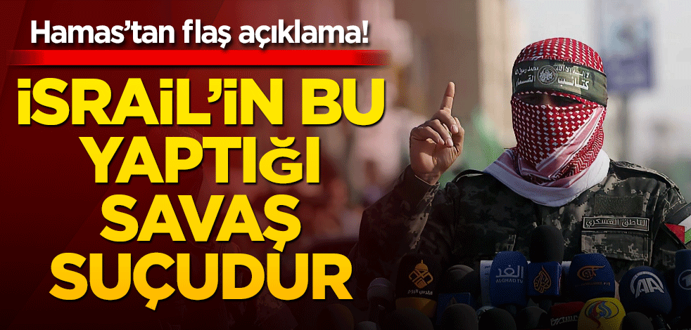 Hamas: İsrail'in Han Yunus'taki Kızılay binasını basması savaş suçudur