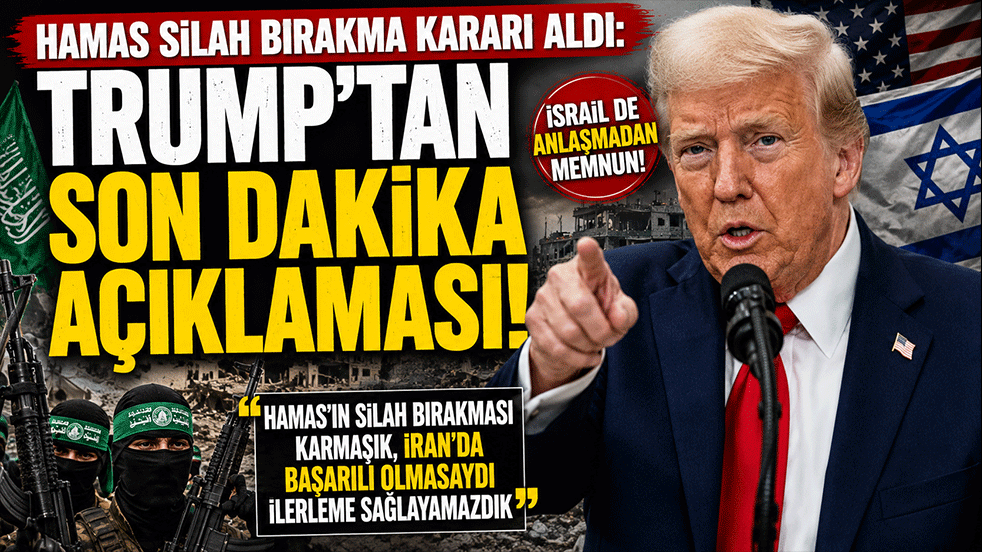 Hamas silah bırakacak mı? Trump'tan dikkat çeken açıklama: 