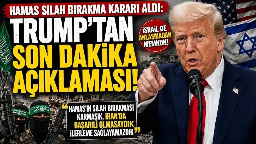 Hamas silah bırakacak mı? Trump'tan dikkat çeken açıklama: "İran'da başarılı olmasaydık olmazdı"