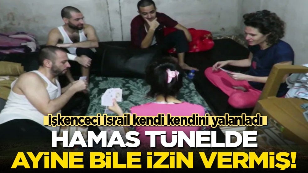 Hamas tünelde ayine bile izin vermiş! İşkenceci İsrail kendi kendini yalanladı