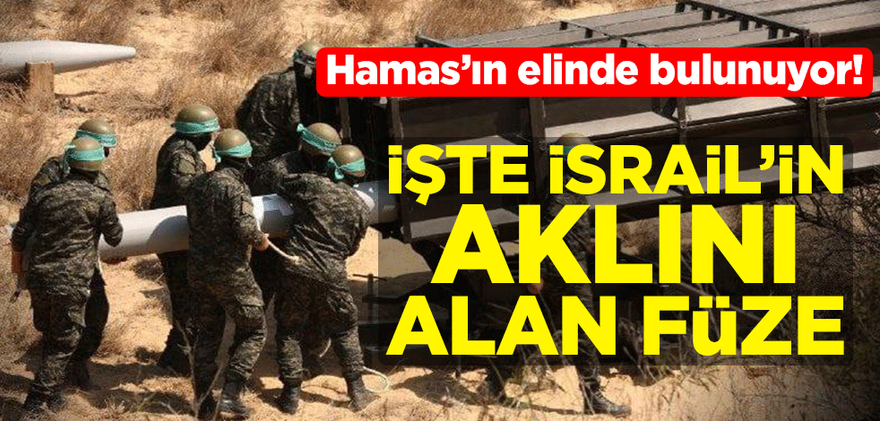 Hamas'ın elinde bulunuyor! İşte İsrail'in aklını alan füze
