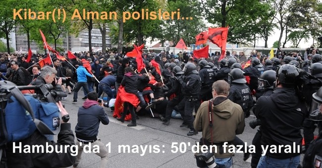 Hamburg'da 1 mayıs: 50'den fazla yaralı