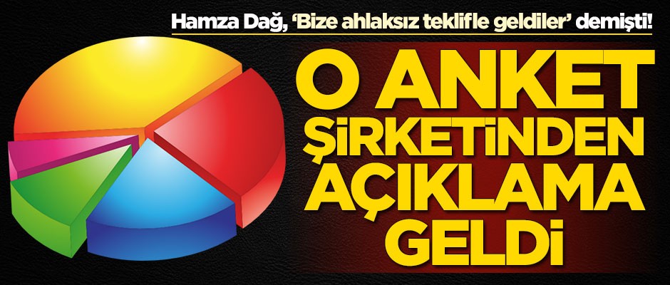 Hamza Dağ, 'Bize ahlaksız bir teklifle geldiler' demişti! MAK Araştırma'dan açıklama geldi