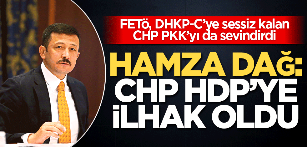Hamza Dağ: CHP HDP’ye ilhak oldu