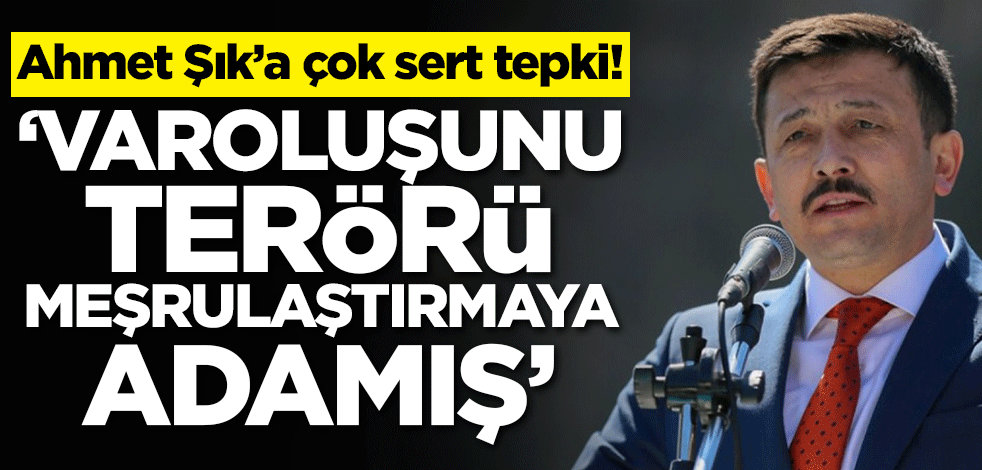 Hamza Dağ'dan Ahmet Şık'a çok sert tepki: Varoluşunu terörü meşrulaştırmaya adamış