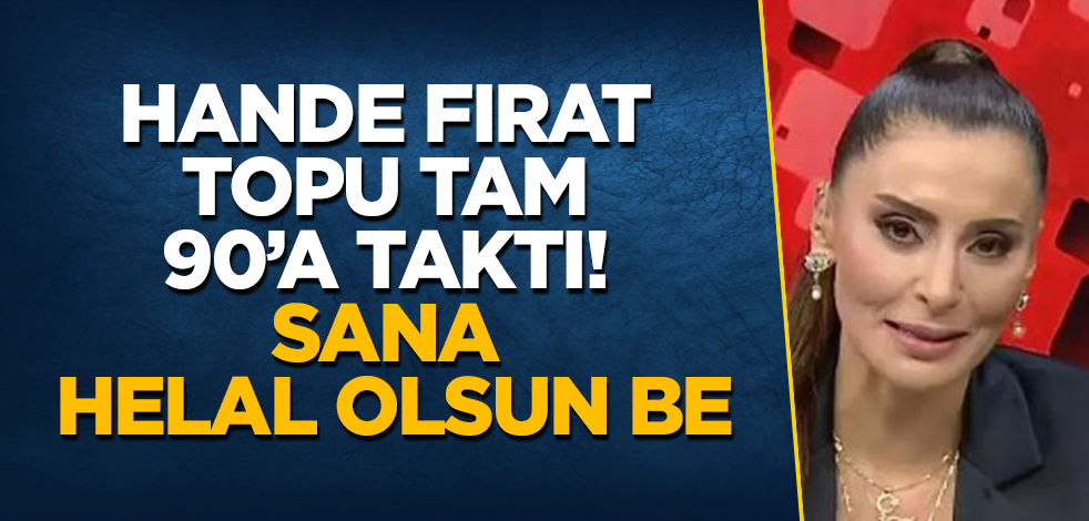 Hande Fırat topu tam 90'a taktı! Sana helal olsun be