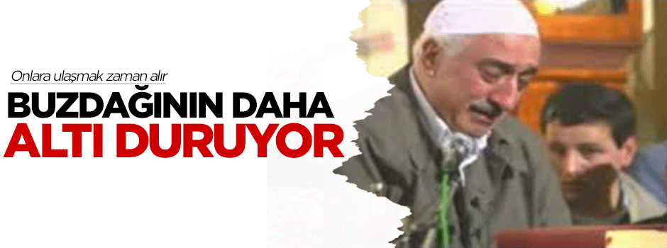 Hanefi Avcı: Buz dağının daha altı duruyor