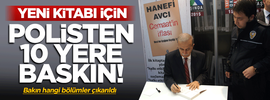 Hanefi Avcı'nın 'Cemaatin İflası' kitabına korsan müdahale