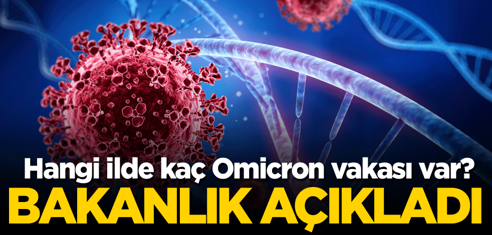 Hangi ilde kaç Omicron vakası var? Bakanlık açıkladı