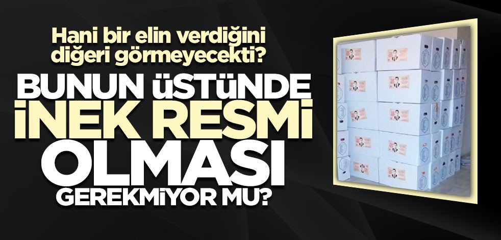 Hani bir elin verdiğini diğeri görmeyecekti?