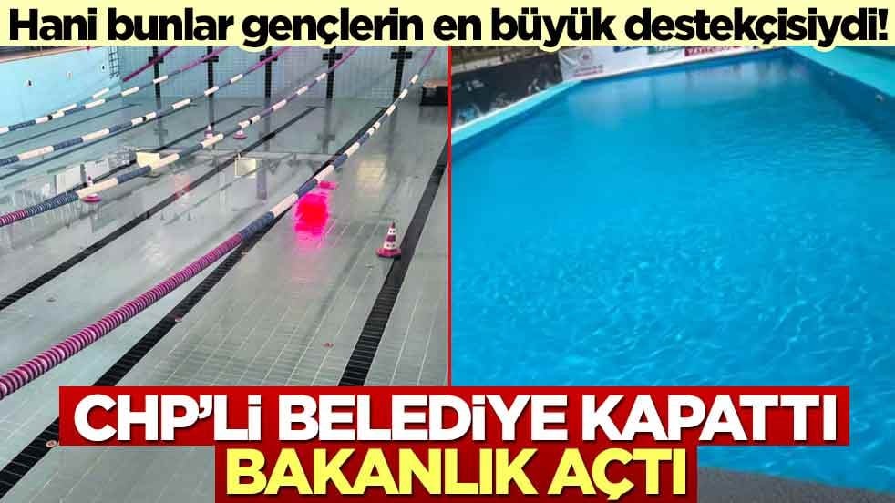 Hani bunlar gençlerin en büyük destekçisiydi! CHP’li belediye kapattı, bakanlık açtı