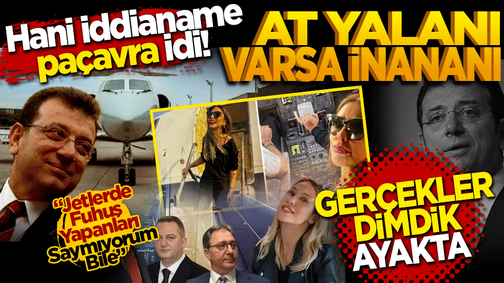 Hani iddianame paçavra idi! At yalanı varsa inananı