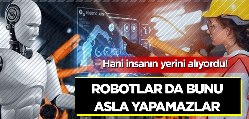 Hani insanın yerini alıyordu! Robotlar da bunu asla yapamaz